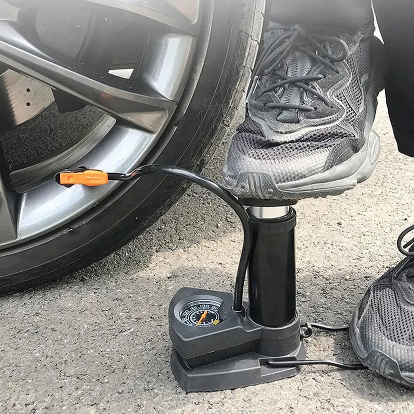 Foot Air Pump with Gauge