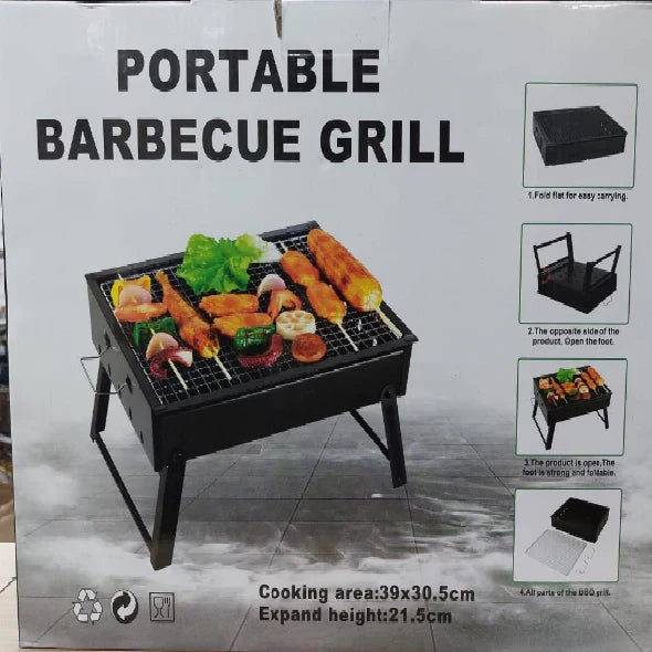 Portable & Foldable BBQ Grill Space Saver
