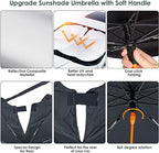 High Quality Car Windshield Umbrella Foldable with Pouch